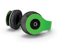 Green pair of headphones - Compliance Training from Waystone Compliance