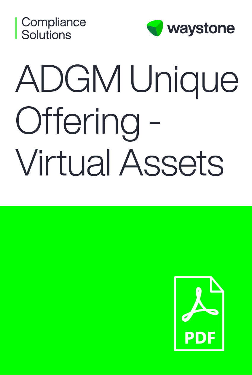 ADGM Unique Offering - Virtual Assets by Waystone Compliance