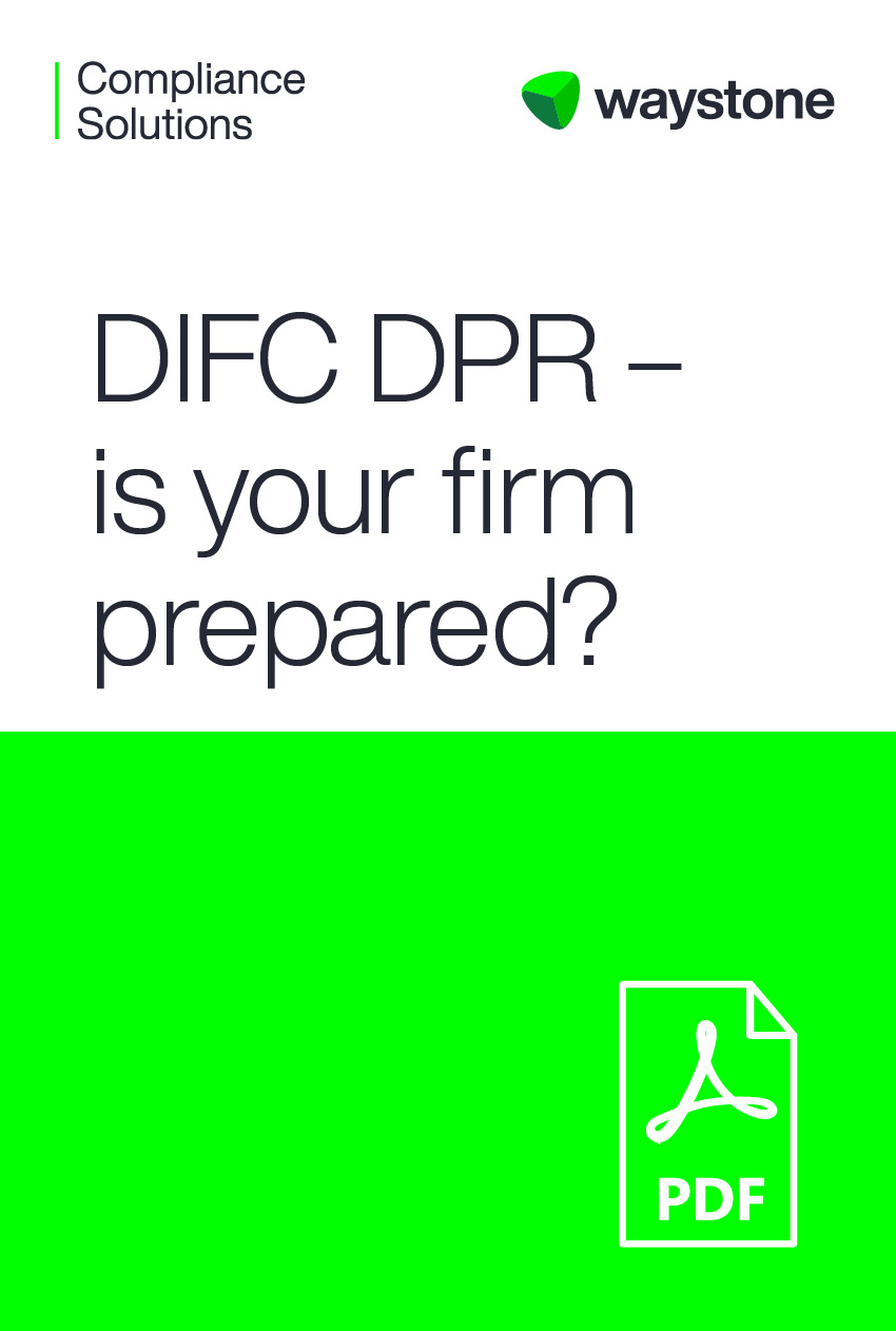 DIFC DPR - is your firm prepared?