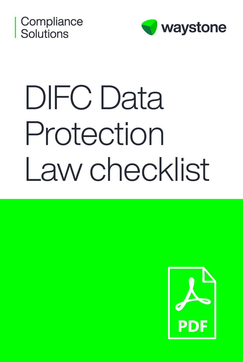 DIFC Data Protection Law checklist